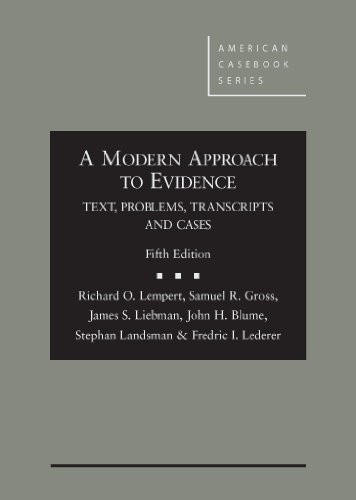 Modern Approach to Evidence