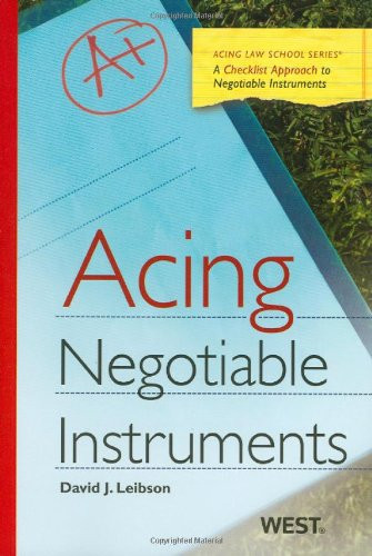 Acing Negotiable Instruments