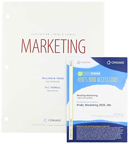 Bundle: Marketing Loose-leaf Version 20th + MindTap 1 term Printed