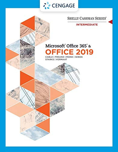 Shelly Cashman Series MicrosoftOffice 365 & Office 2019