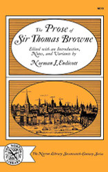 Prose of Sir Thomas Browne