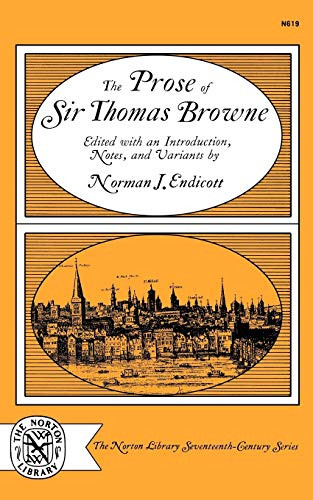 Prose of Sir Thomas Browne