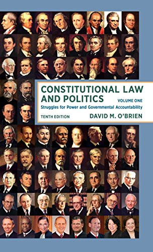 Constitutional Law and Politics Volume 1