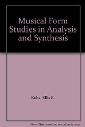 Musical form: Studies in analysis and synthesis