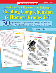 Week-by-Week Homework for Building Reading Comprehension & Fluency