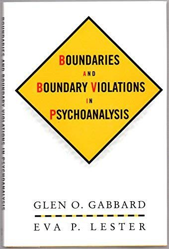 Boundaries And Boundary Violations In Psychoanalysis