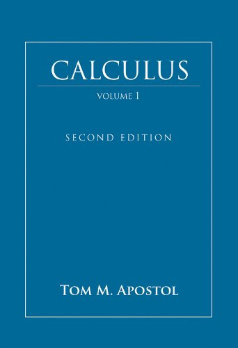 Calculus volume 1: One-Variable Calculus with an Introduction