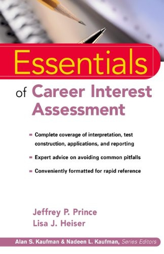 Essentials of Career Interest Assessment