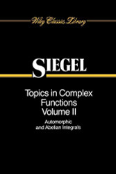 Topics in Complex Function Theory Volume 2