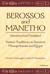 Berossos and Manetho Introduced and Translated