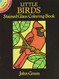 Little Birds Stained Glass Coloring Book
