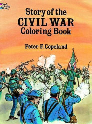 Story of the Civil War Coloring Book