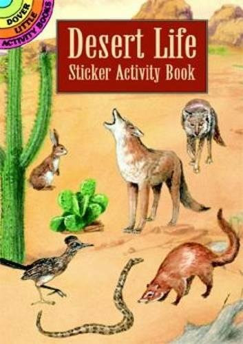 Desert Life Sticker Activity Book - Dover Little Activity Books