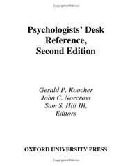 Psychologists' Desk Reference