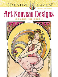 Creative Haven Art Nouveau Designs Coloring Book - Creative Haven