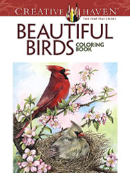 Adult Coloring Beautiful Birds Coloring Book - Creative Haven Coloring
