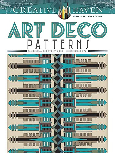 Creative Haven Art Deco Patterns Coloring Book - Creative Haven