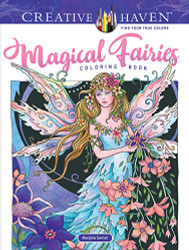 Adult Coloring Book Creative Haven Magical Fairies Coloring Book