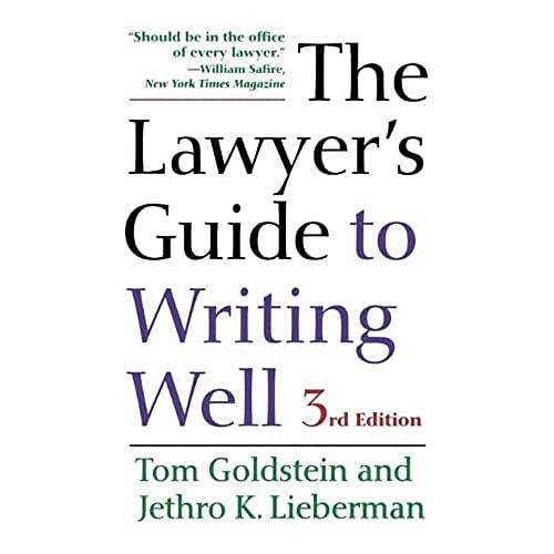 Lawyer's Guide to Writing Well