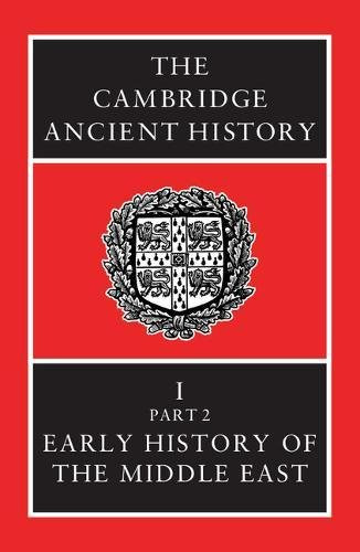 Cambridge Ancient History Volume 1 Part 2
