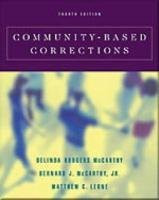 Community-Based Corrections