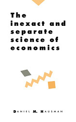 Inexact and Separate Science of Economics