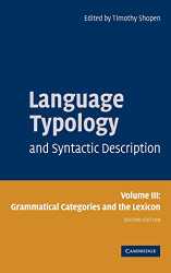 Language Typology and Syntactic Description Volume 3