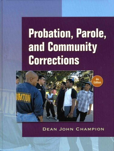 Probation Parole And Community Corrections