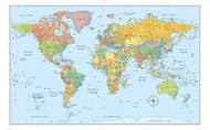 Rand McNally Signature Edition World Wall Map - Paper Rolled