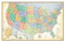Rand McNally Classic Edition U.S. Wall Map - Laminated Rolled