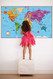 Rand McNally Kids' Illustrated Map of the World Wall Map - Paper