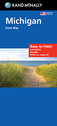 Rand McNally Easy To Fold: Michigan State Laminated Map