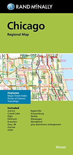 Rand McNally Folded Map: Chicago Regional Map