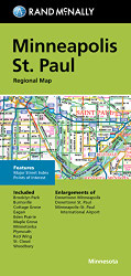 Rand McNally Folded Map: Minneapolis St. Paul Regional Map