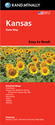 Rand McNally Easy To Read Folded Map: Kansas State Map