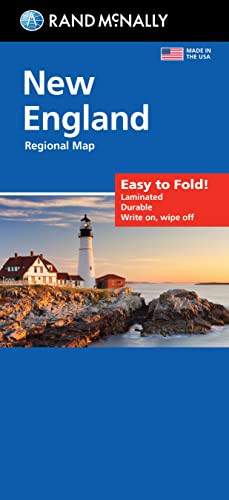 Rand McNally Easy To Fold: New England Laminated Map