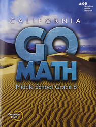 Holt McDougal Go Math! Student Interactive Worktext Grade 8 2015