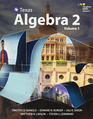 Algebra 2: Texas: 1 (HMH Algebra 2)