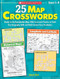 25 Map Crosswords: Ready-to-Go Reproducible Maps With Crossword