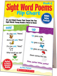 Sight Word Poems Flip Chart