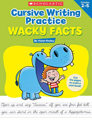 Cursive Writing Practice: Wacky Facts