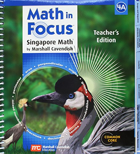 Math in Focus: Singapore Math: Teacher's Edition Book a Grade 4 2013