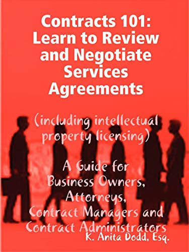 Contracts 101: Learn to Review and Negotiate Services Agreements