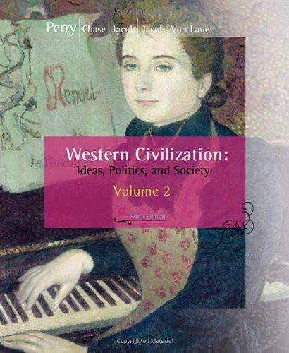 Western Civilization Volume 2 From 1600