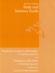 Study and Solutions Guide to Precalculus Functions and Graphs