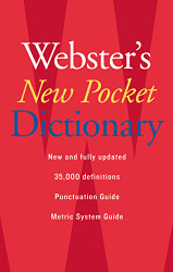 Houghton Mifflin Webster's New Pocket Dictionary Printed Book