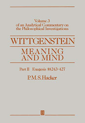 Wittgenstein: Meaning and Mind Volume 3