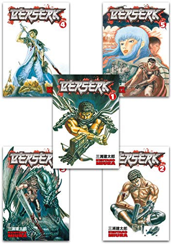Berserk Volume 36-40 Collection 5 Books Set (Series 8) by Kentaro