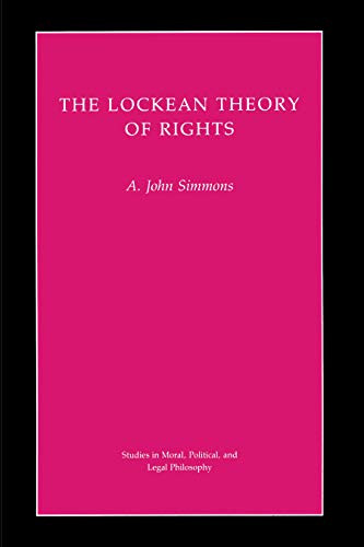 Lockean Theory of Rights - Studies in Moral Political and Legal