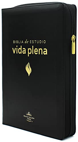 Biblia De Estudio Vida Plena Con Cierre Reina Valera 1960 Imitacion